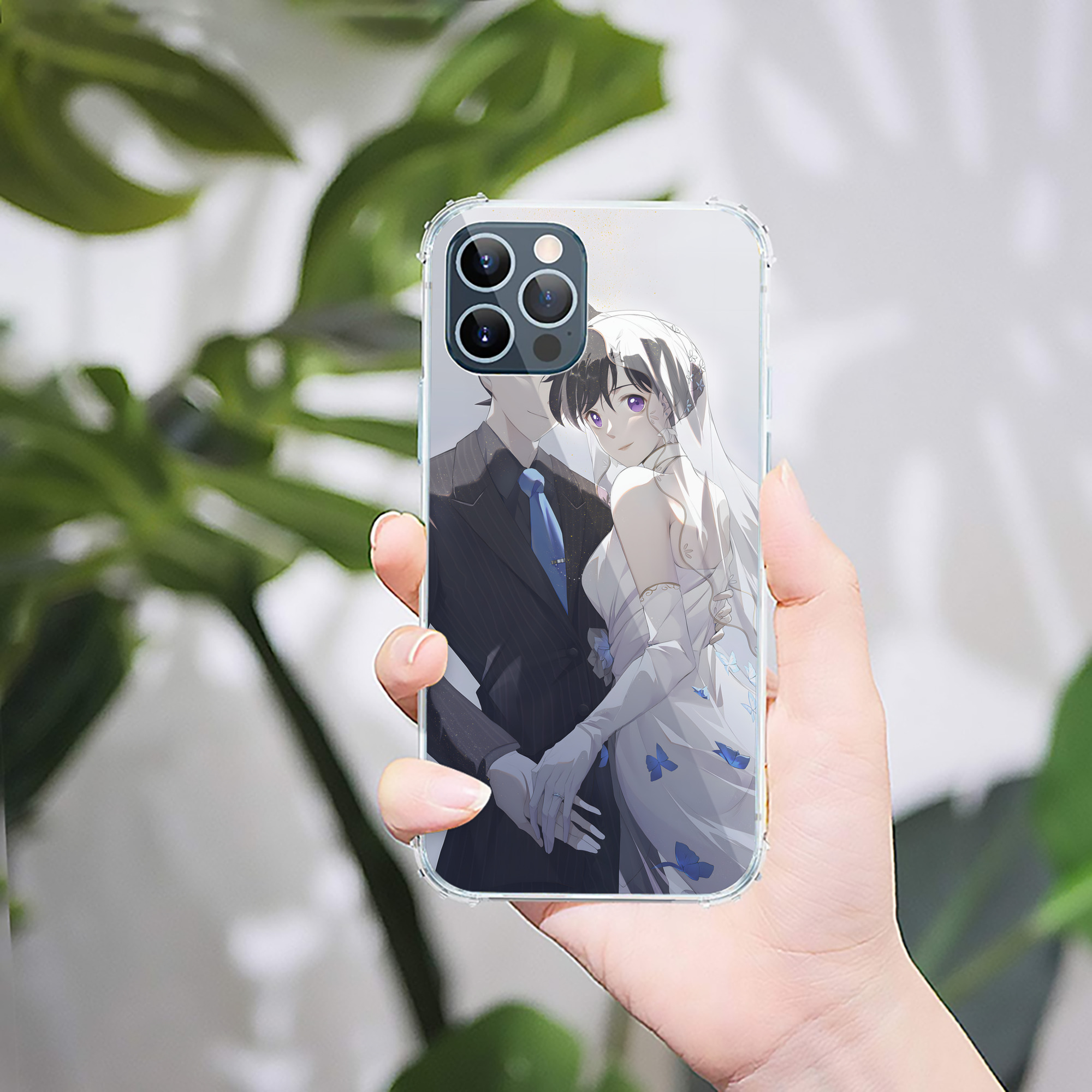 （画像用） 名探偵コナン Detective Conan 【iPhone 12シリーズ対応】透明スマホケース（クリアソフトケース）